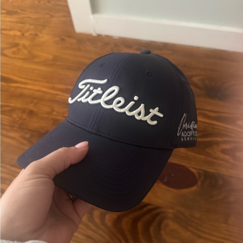 Titleist Navy and Light Gray Golf Caps - Logo Front - Picture 6 of 9